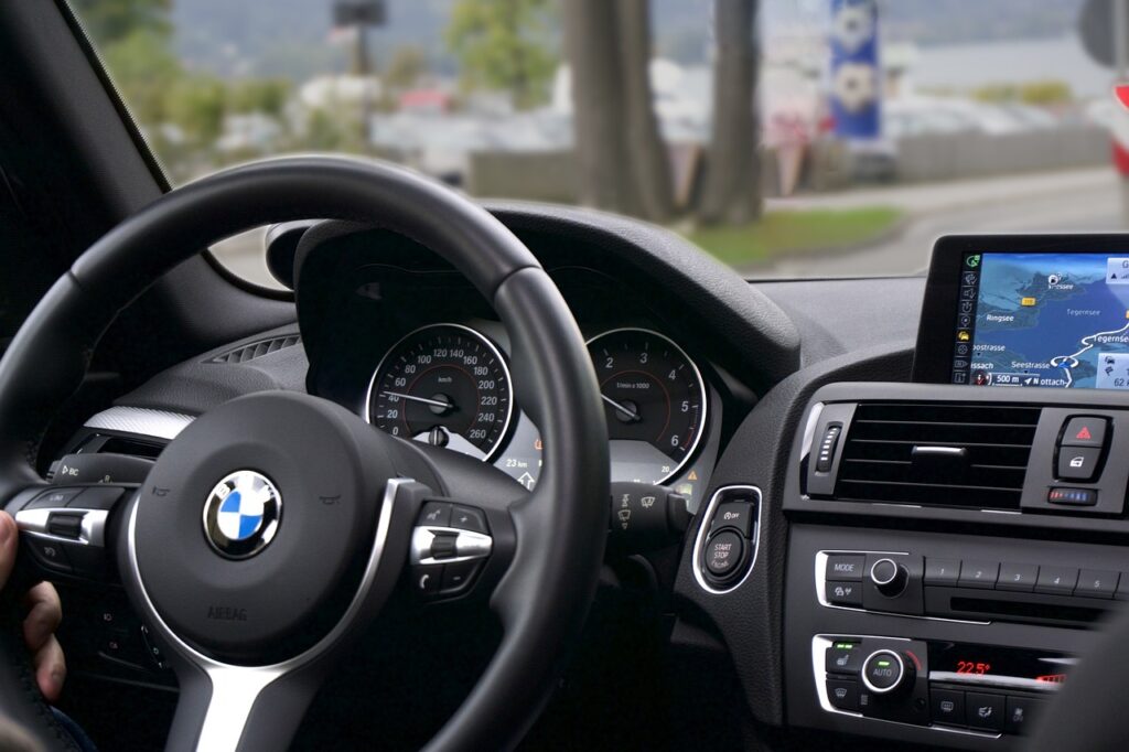car, bmw, steering wheel, interiors, dashboard, car interiors, luxury car, vehicle, gps, auto, automobile, automotive, driving, route, interior, navigation, tachometer, car wallpapers, speedometer